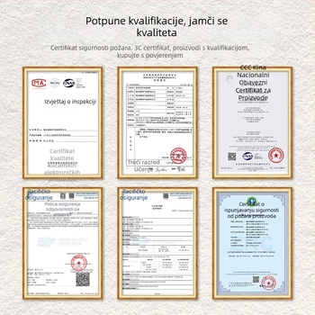 Kućni plinski alarm s otkrivanjem CO/metana, fiksni tip, pokriće 20 m², točnost 8%, 220V