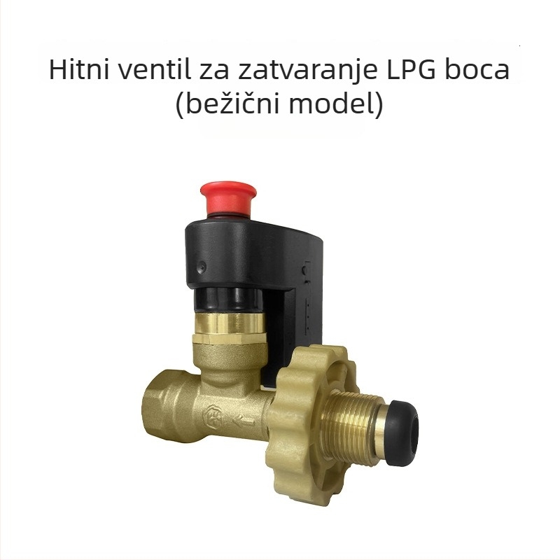 Detektor curenja plina s zatvaračnim ventillom za LPG, model XH-FM100, 12–24V, 360° detekcija, domet 5 m, -40°C do 70°C