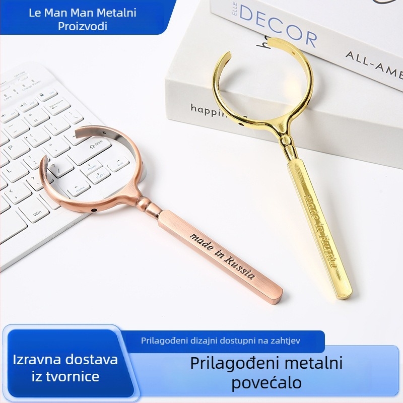 Ručna povećala s otvorom u obliku polumjeseca, za čitanje starijih i studenata, identifikaciju antiknih metala | Marka: Full of joy