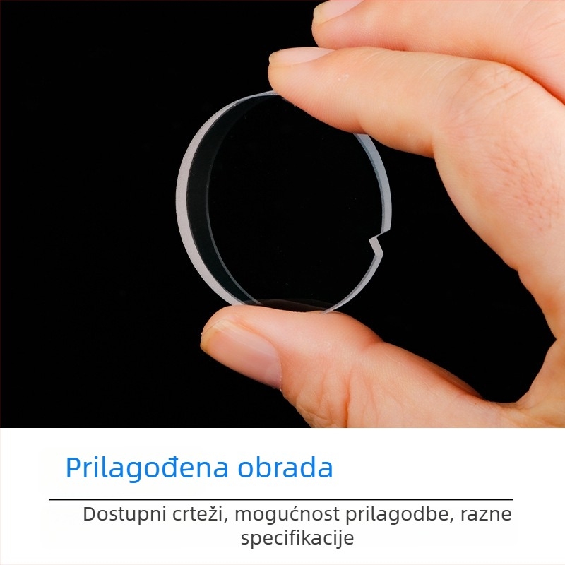 klinasto ogledalo, visoko precizan optični instrument, kvarcna prizma leća visoke propusnosti, prilagođeni visoki indeks loma