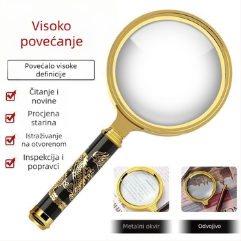HD lupa, velika višenamjenska za čitanje, identifikaciju i popravke – za djecu i odrasle