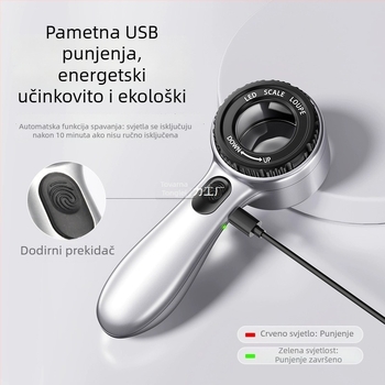 Povećalo s UV svjetlom i USB punjenjem, visoko povećanje uz ljestvicu, brend TONGLEI, model TLMCQESSKROFQEWOKRZMOFZMGP