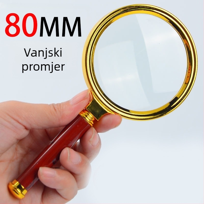 Ručna lupa HD 20x, za čitanje, popravke i procjenu