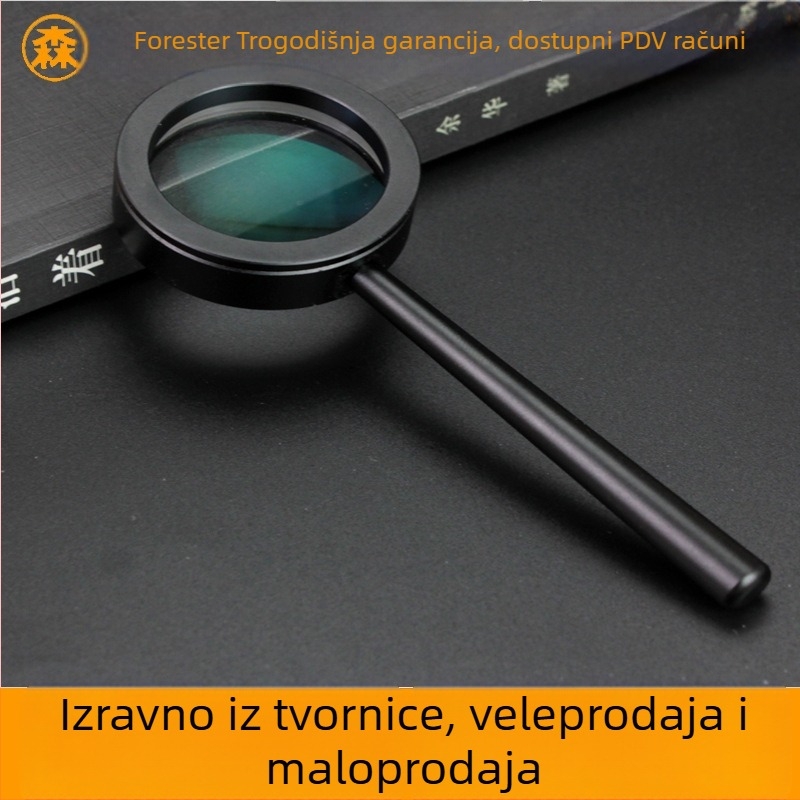 Ručna povećala 2x s metalnim okvirom za čitanje novina i knjiga