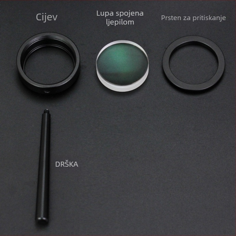 Ručna povećala 2x s metalnim okvirom za čitanje novina i knjiga