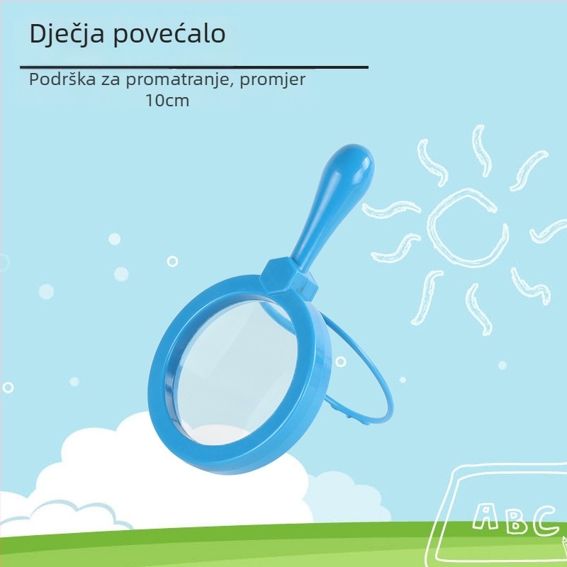 Dječja ručna lupa za promatranje biljaka, visoka razlučivost, prijenosna, sladak dizajn (Brend: wisps; Uvoz: Ne; Vrsta proizvoda: Dječja ručna lupa)