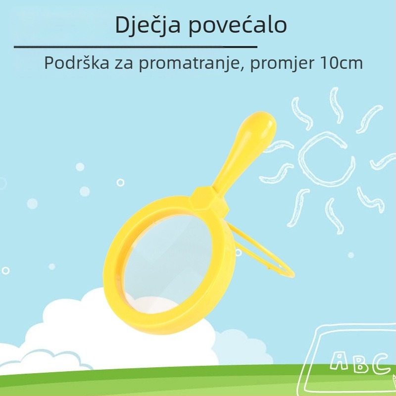 Dječja ručna lupa za promatranje biljaka, visoka razlučivost, prijenosna, sladak dizajn (Brend: wisps; Uvoz: Ne; Vrsta proizvoda: Dječja ručna lupa)