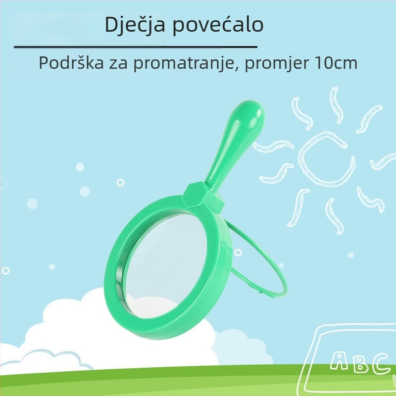 Dječja ručna lupa za promatranje biljaka, visoka razlučivost, prijenosna, sladak dizajn (Brend: wisps; Uvoz: Ne; Vrsta proizvoda: Dječja ručna lupa)