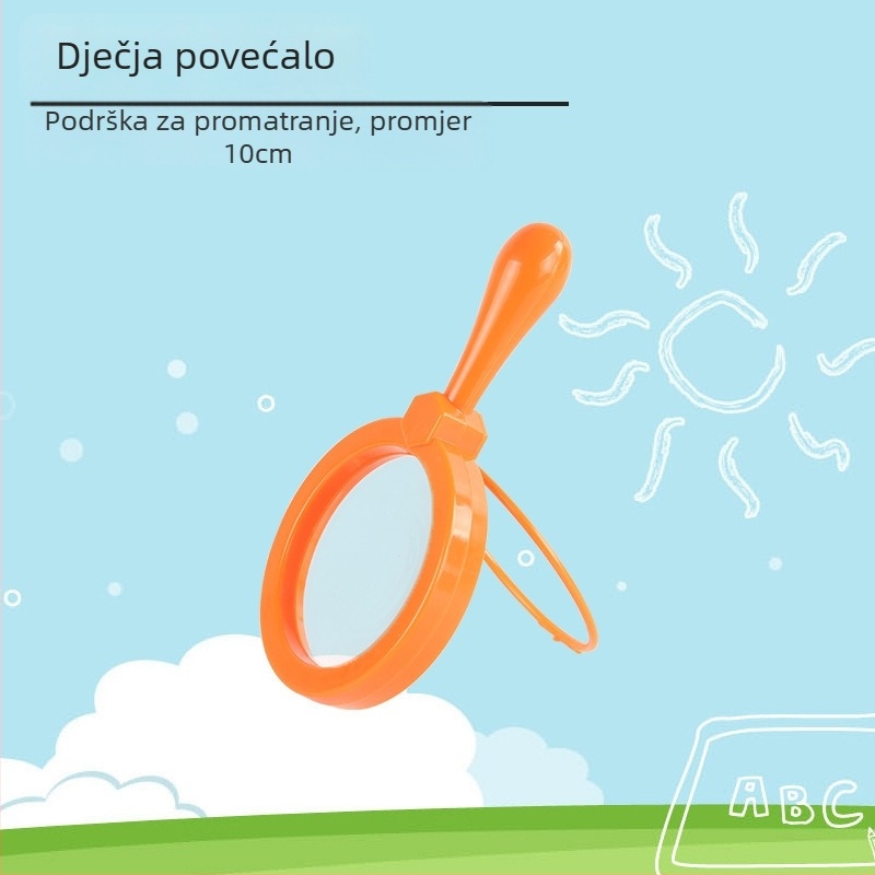 Dječja ručna lupa za promatranje biljaka, visoka razlučivost, prijenosna, sladak dizajn (Brend: wisps; Uvoz: Ne; Vrsta proizvoda: Dječja ručna lupa)
