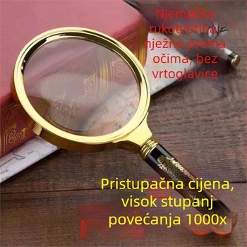 Ogledalo za uvećanje s 100X/80X povećanjem, HD jasnoćom, prenosno, otporno na udarce, bez uvoza