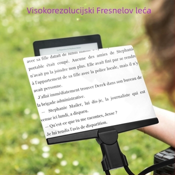 Lagano visokodefinicijsko povečalo za telefon za starije čitatelje — jasno čitanje bez deformacija