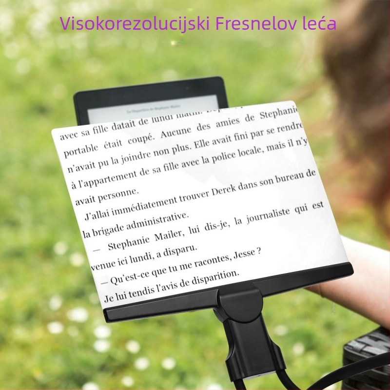 Lagano visokodefinicijsko povečalo za telefon za starije čitatelje — jasno čitanje bez deformacija