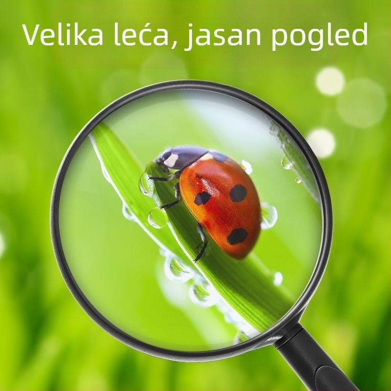 Asferični povećivač sa LED svjetlom za čitanje, 20x povećanje (Porijeklo: Bhutan; Uvoz: Ne; Broj proizvoda: Factory Direct Supply Customization Cross-Border; Marka: Drugo)