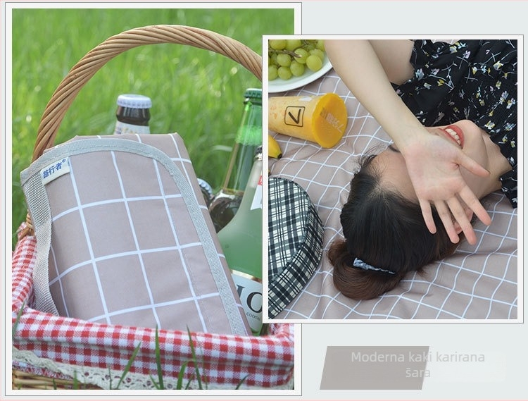 Road traveler sklopiva piknik podloga – Oxford tkanina, vodootporna, prenosiva, za grupu