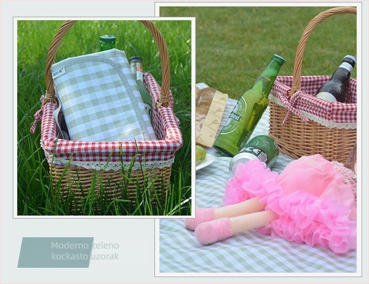 Road traveler sklopiva piknik podloga – Oxford tkanina, vodootporna, prenosiva, za grupu