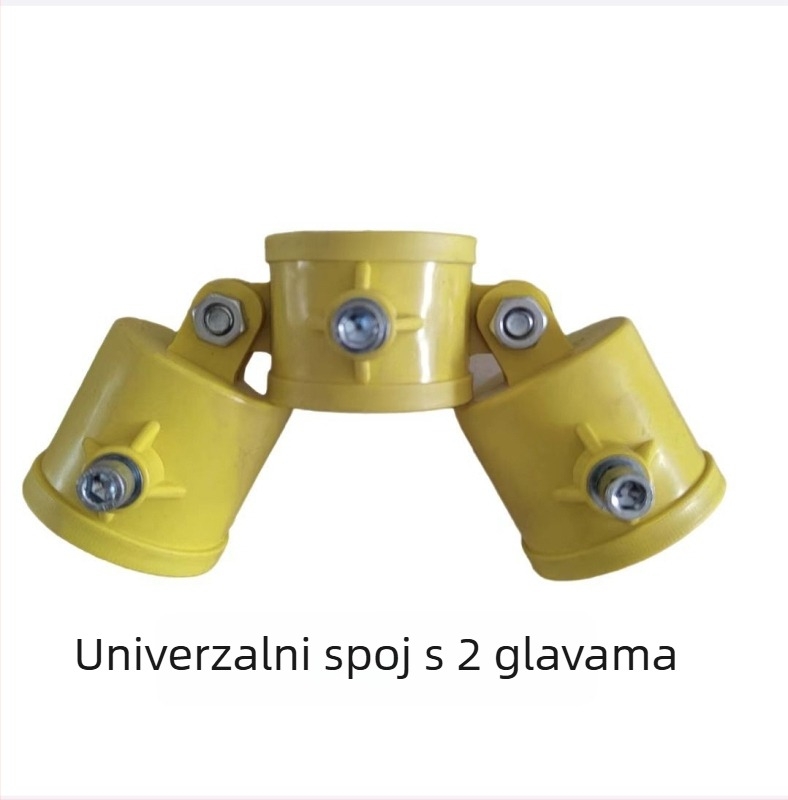 Morimao PPR kutni spoj za cijev za stepenicu rukohvat s plastičnom bazom