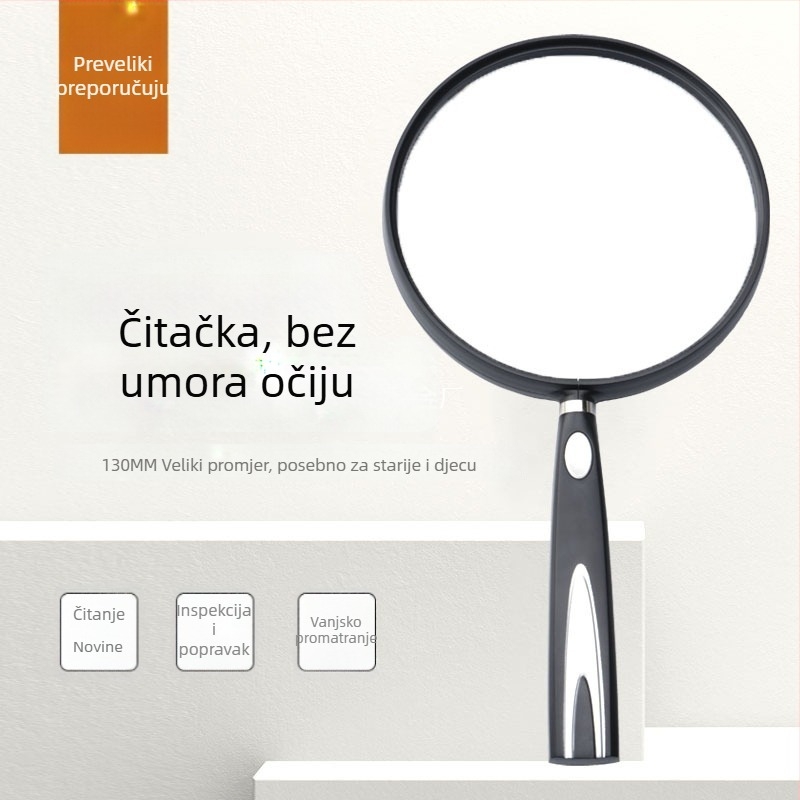 YICHAO ručna lupa s PMMA lećom HD, modeli 888-130/888-110