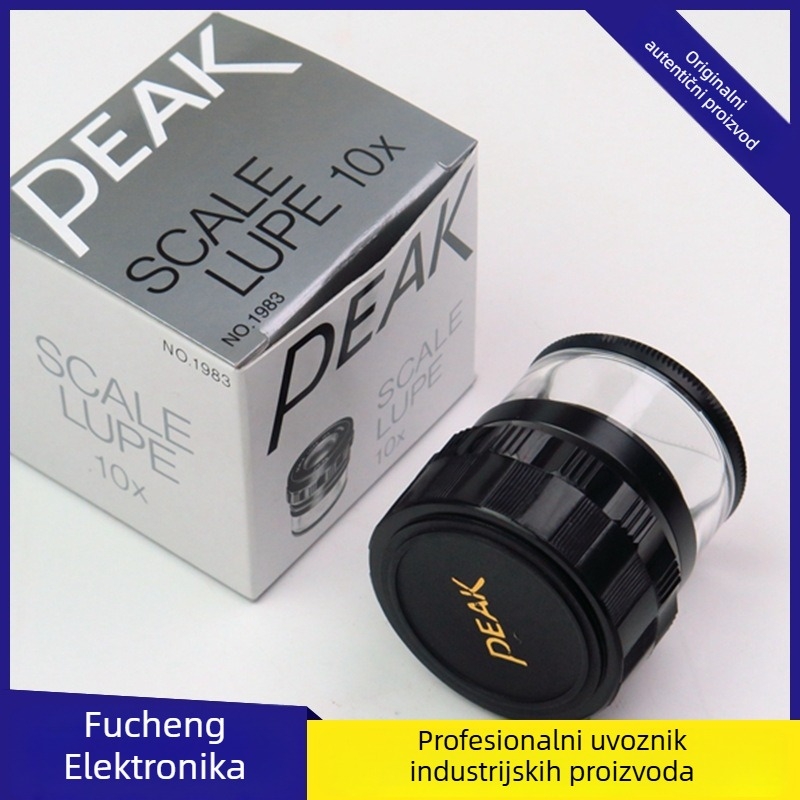 PEAK/Bijia 1975-7X ručna lupa, povećanje 7x, staklo, model 1975-7X