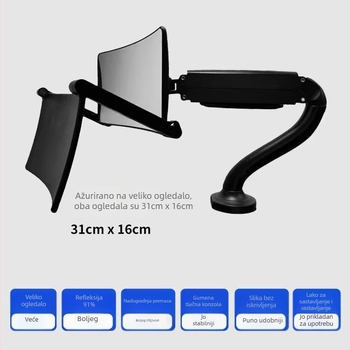 Ogledalo za korekciju držanja tijela s izvučnim konkavnim ogledalom za djecu (Brand: Xinming; Porijeklo: Danyang; Uvezeno: Ne; Privatne marke: Da)