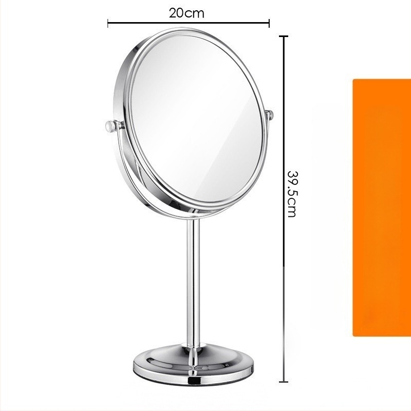 Stolno dvostrano ogledalo s rotirajućom glavom, HD povećanje, metalni okvir