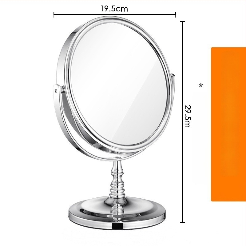 Stolno dvostrano ogledalo s rotirajućom glavom, HD povećanje, metalni okvir