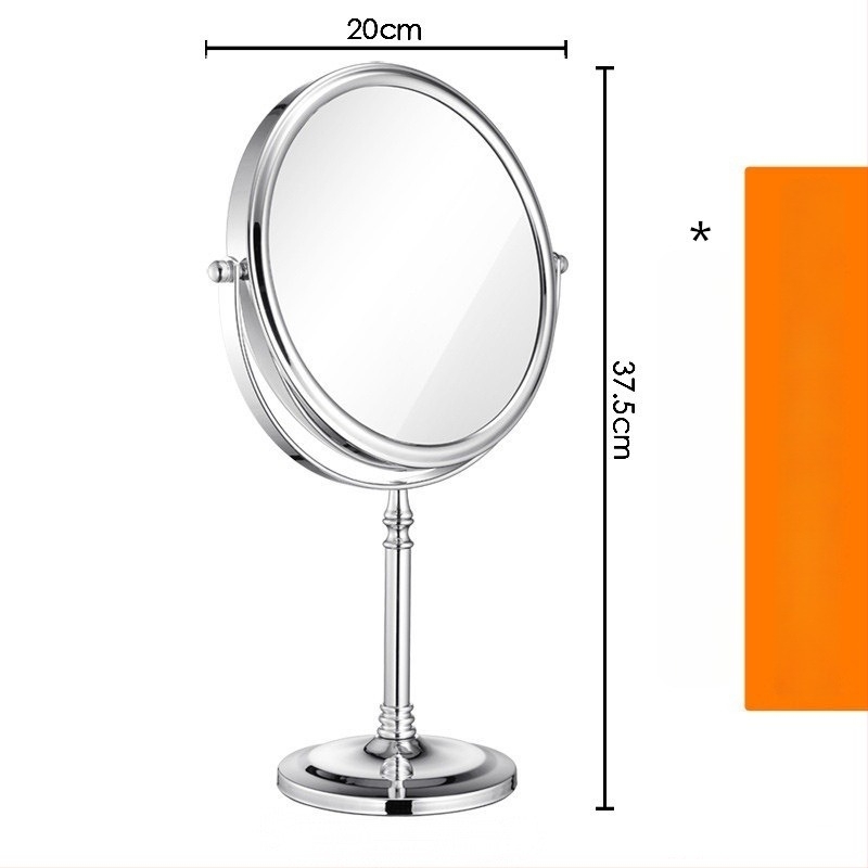 Stolno dvostrano ogledalo s rotirajućom glavom, HD povećanje, metalni okvir