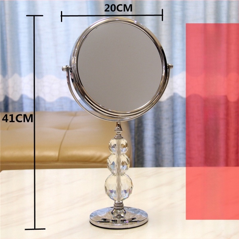 Stolno dvostrano ogledalo s rotirajućom glavom, HD povećanje, metalni okvir