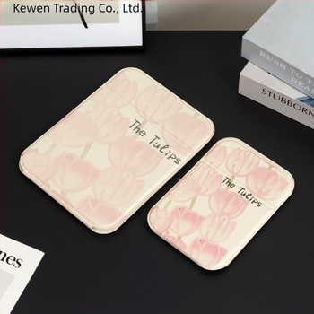 Tulip ogledalo za šminkanje, sklopno stolno, HD, prenosno (Marka Kewen, Okvir PU/PS/PVC, Nije električno, Poklon primjeren)