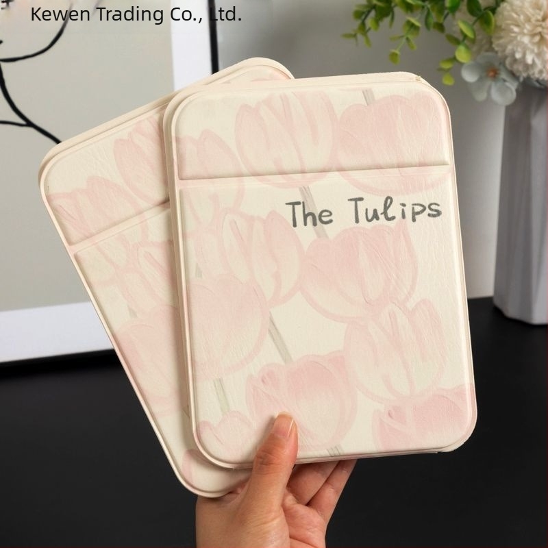 Tulip ogledalo za šminkanje, sklopno stolno, HD, prenosno (Marka Kewen, Okvir PU/PS/PVC, Nije električno, Poklon primjeren)