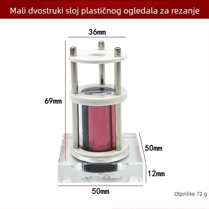 Lupa za nakit za ocjenu i ispitivanje, 10× povećanje dijamanata, dvostruko ogledalo, metalno-plastična konstrukcija (Porijeklo: Fuzhou, Fujian; Područje porijekla: Hong Kong, Kina; Marka: Brilliant; Uvoz: Ne)