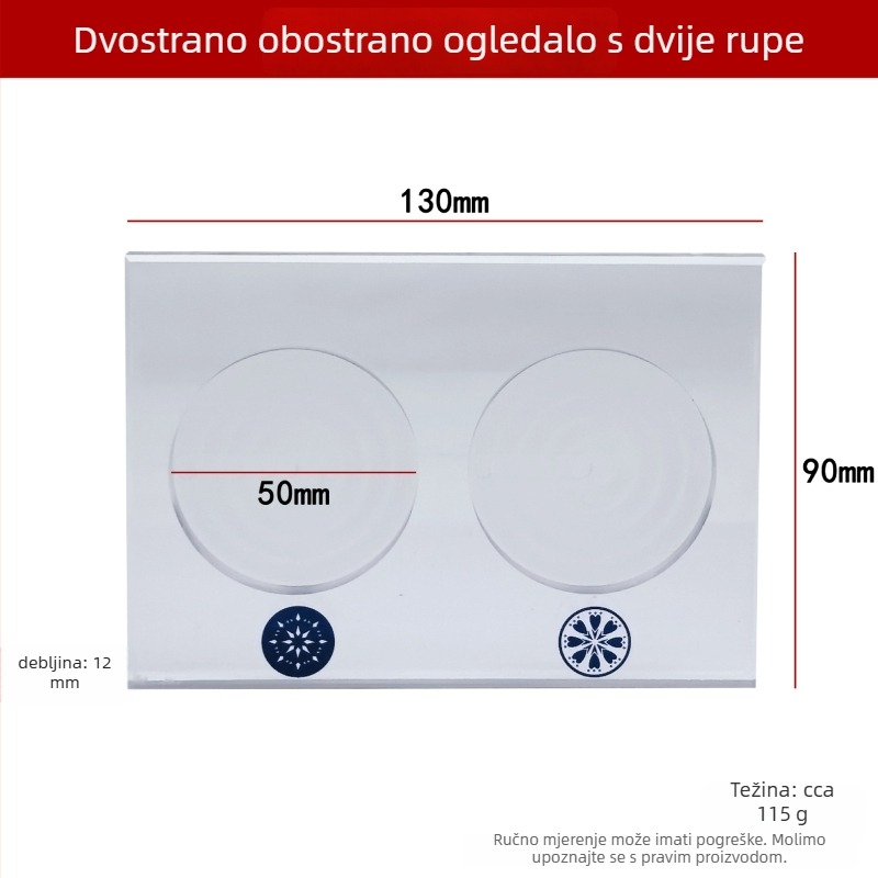 Lupa za nakit za ocjenu i ispitivanje, 10× povećanje dijamanata, dvostruko ogledalo, metalno-plastična konstrukcija (Porijeklo: Fuzhou, Fujian; Područje porijekla: Hong Kong, Kina; Marka: Brilliant; Uvoz: Ne)