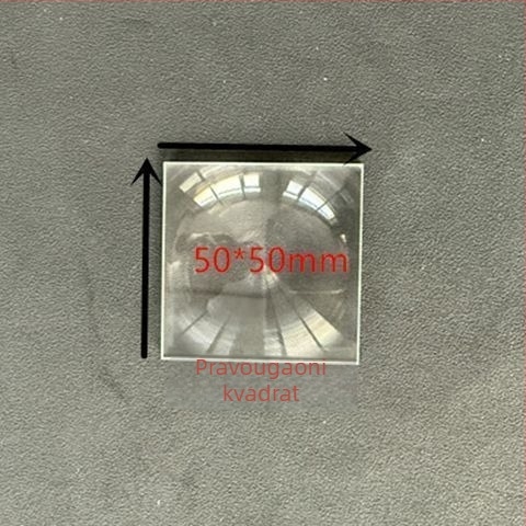 Fresnelova leća za vizir – ručna izrada, DIY, žarišna duljina 50 mm