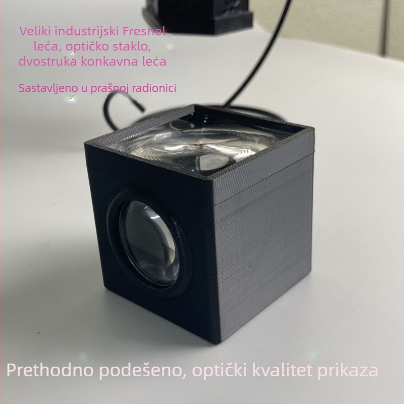 Fresnelova leća za vizir – ručna izrada, DIY, žarišna duljina 50 mm
