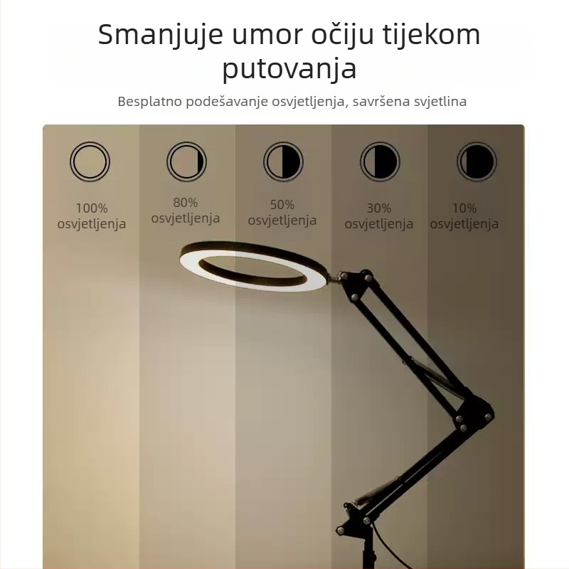 Stolna lampa s 20x optičkim povećanjem za manikuru, tetoviranje, popravak satova, zavarivanje i graviranje