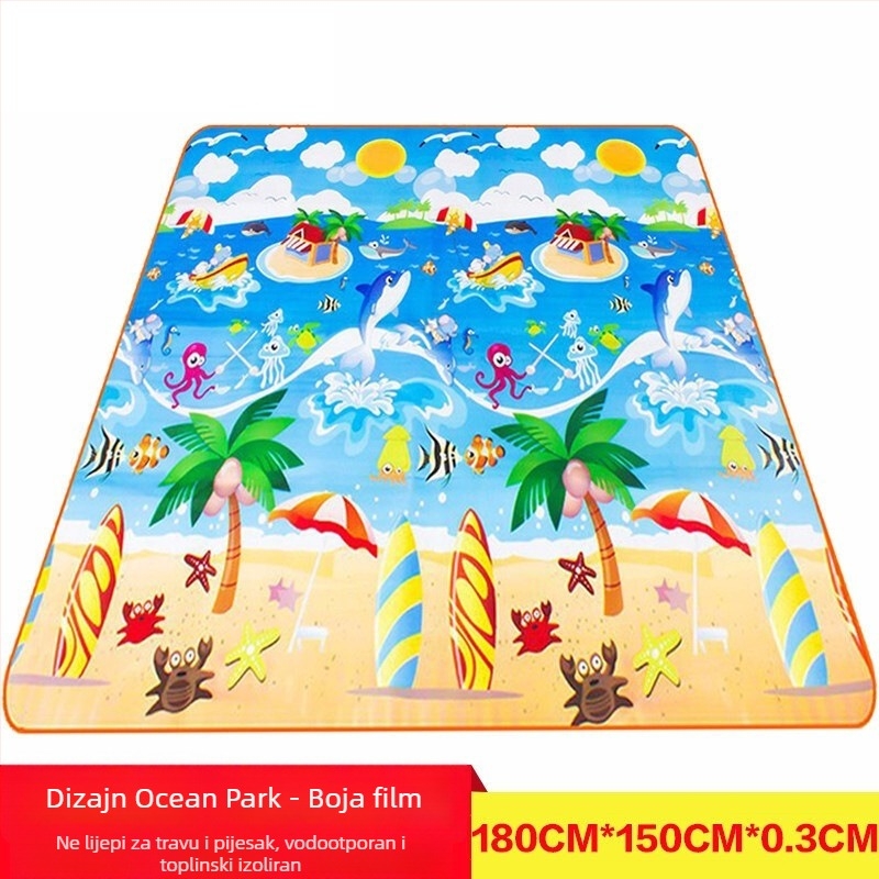 Vanjska vodootporna kamping podloga za 2–8 osoba, dvostrano aluminijska folija, protiv vlage (težina 370 g)