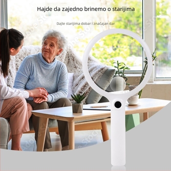 Ručni osvijetljeni povečalo 30X, punjivo, za starije, procjena nakita i čitanje, visoka jasnoća