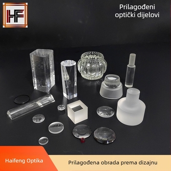 Optička leća: cilindrična leća, prizma, konična prizma, ploča koraka | Optičko staklo | Vanjske dimenzije 2–800 | Za prikazivanje/osvjetljenje/laser | Obrada po narudžbi