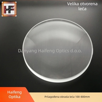 Polumjesecna leća Haifeng Optical, materijal H-ZBAF5, za optičke instrumente