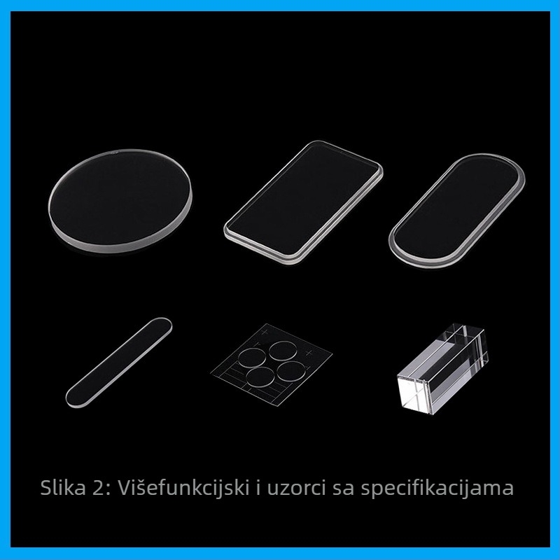 Podloga za mikrofluidni čip, safirno staklo, model Ld-n03, prilagodljiva, Marka Leado