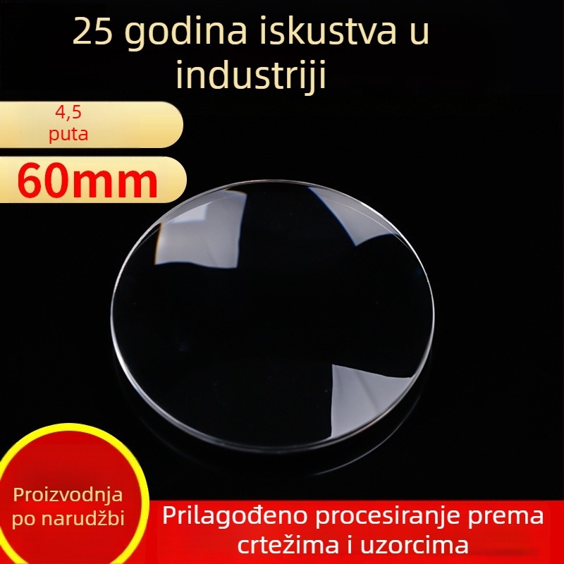 Akrilni projektorski objektiv Huishikang za pokuse iz fizičke optike, dodatak za optički instrument, HD