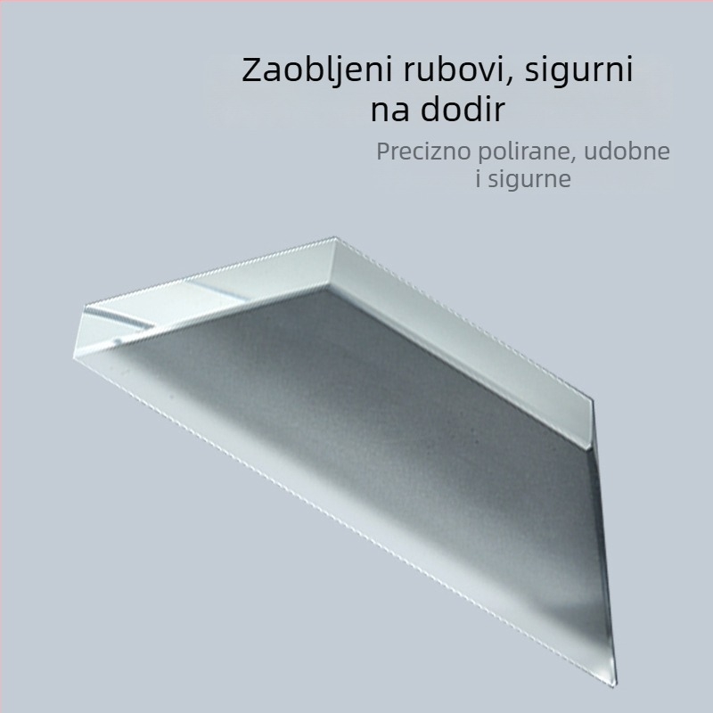 Set optičkih leća za fiziku za srednju školu, laboratorijski eksperimentalni pribor, lupa trapeznog oblika, optika visoke propusnosti