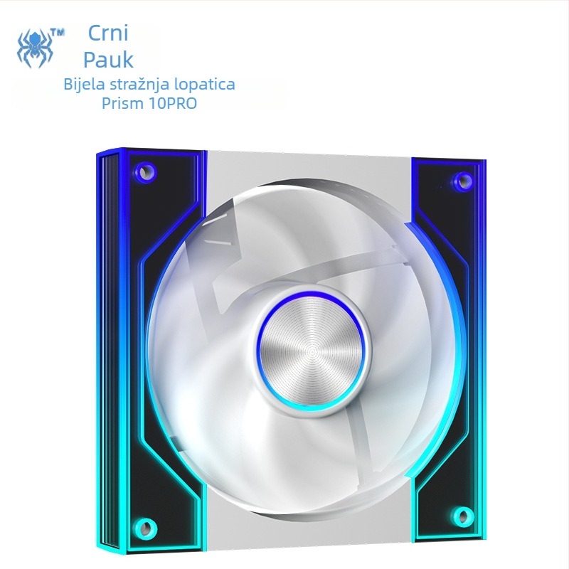 Prism 10Pro kućni ventilator – ARGB sinhronizacija, PWM kontrola temperature, hidraulički ležaj, 800–1800 RPM, buka 22 dB