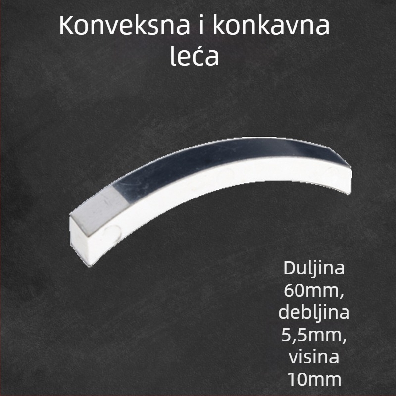 Optički eksperimentalni komplet za geometrijsku optiku: paralelna leća, konveksna i konkavna leća, lom i refleksija svjetla; Podrijetlo: Zhejiang Jinhau; Uvoz: Ne; Namjena: Eksperimentalno poučavanje; Bez ovlaštenih privatnih marki