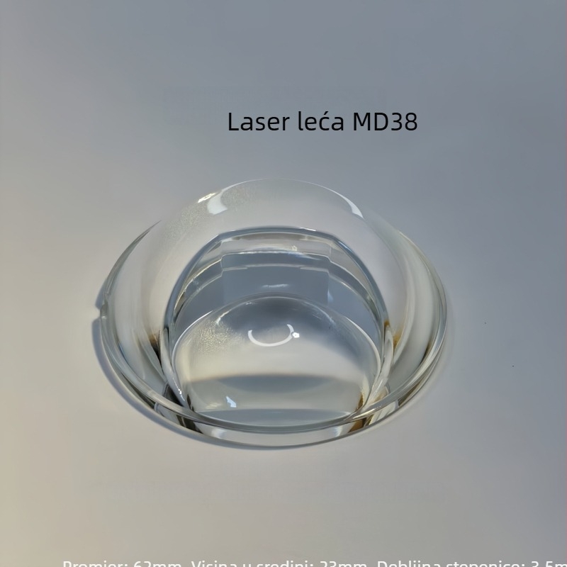 Mingda laserska staklena leća za far automobila — fokus, MD-154