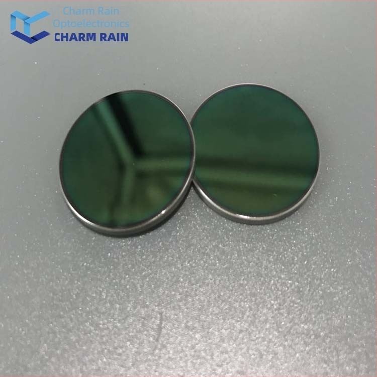 Monokristalni germanijev prozor za infracrvenu optiku s dvostrukim premazom; model 1.1.G; pogodan za optičke senzore, termično snimanje, infracrveno snimanje i infracrveno noćno viđenje