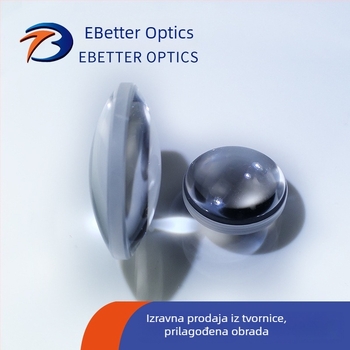 Billet UV spojeni kvarc dvostruko konveksna leća Ø25,40 mm, F=500,00 mm, bez premaza