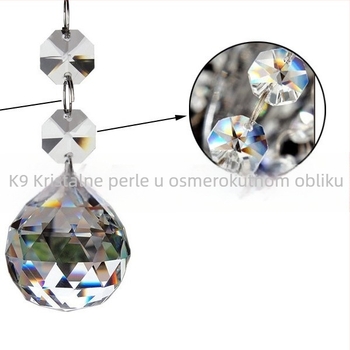 X110 20-dijelni set kristalnih visećih kuglica, europski stil