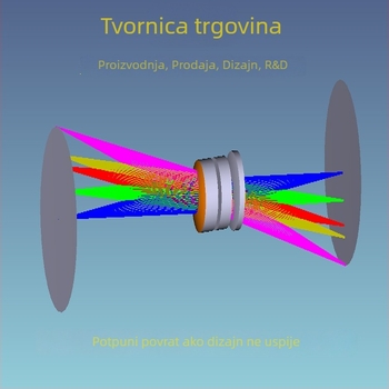 Lentila s optičkim dizajnom za optičke primjene, Haifeng Optics, prilagodljiva prevlaka