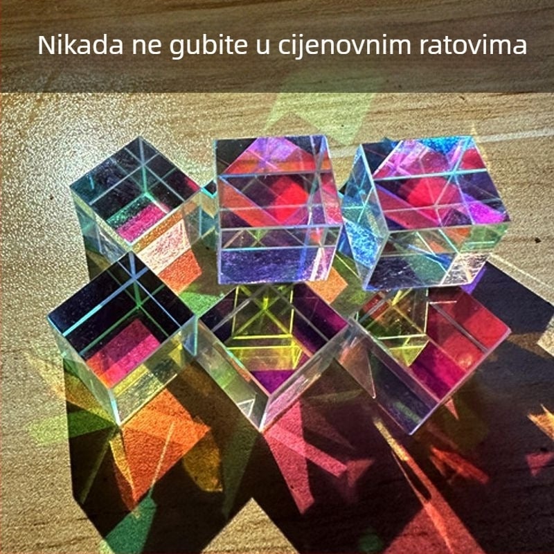 Sun Catcher prism kristalni kub — Xinyue, idealan dar za rođendan ili maturu za prijateljicu