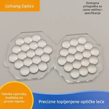 LED niz leća za uniformno osvjetljenje, leće od visokog borosilikatnog stakla K51, zaštita na zahtjev, marka Lichang